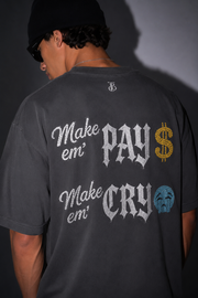 Crystal Tee Dark Grey Set1