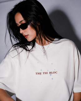 Script Tee Off White Set1