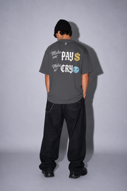 Crystal Tee Dark Grey Set1