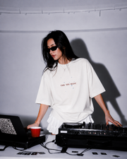 Script Tee Off White Set1