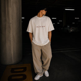 SCRIPT TEE OFF-WHITE